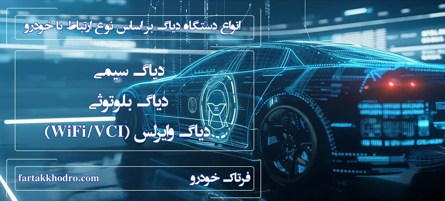 انواع دستگاه دیاگ بر اساس نوع ارتباط با خودرو